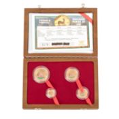 Südafrika /4-tlg. GOLDSet - Premium Krügerrand 2000