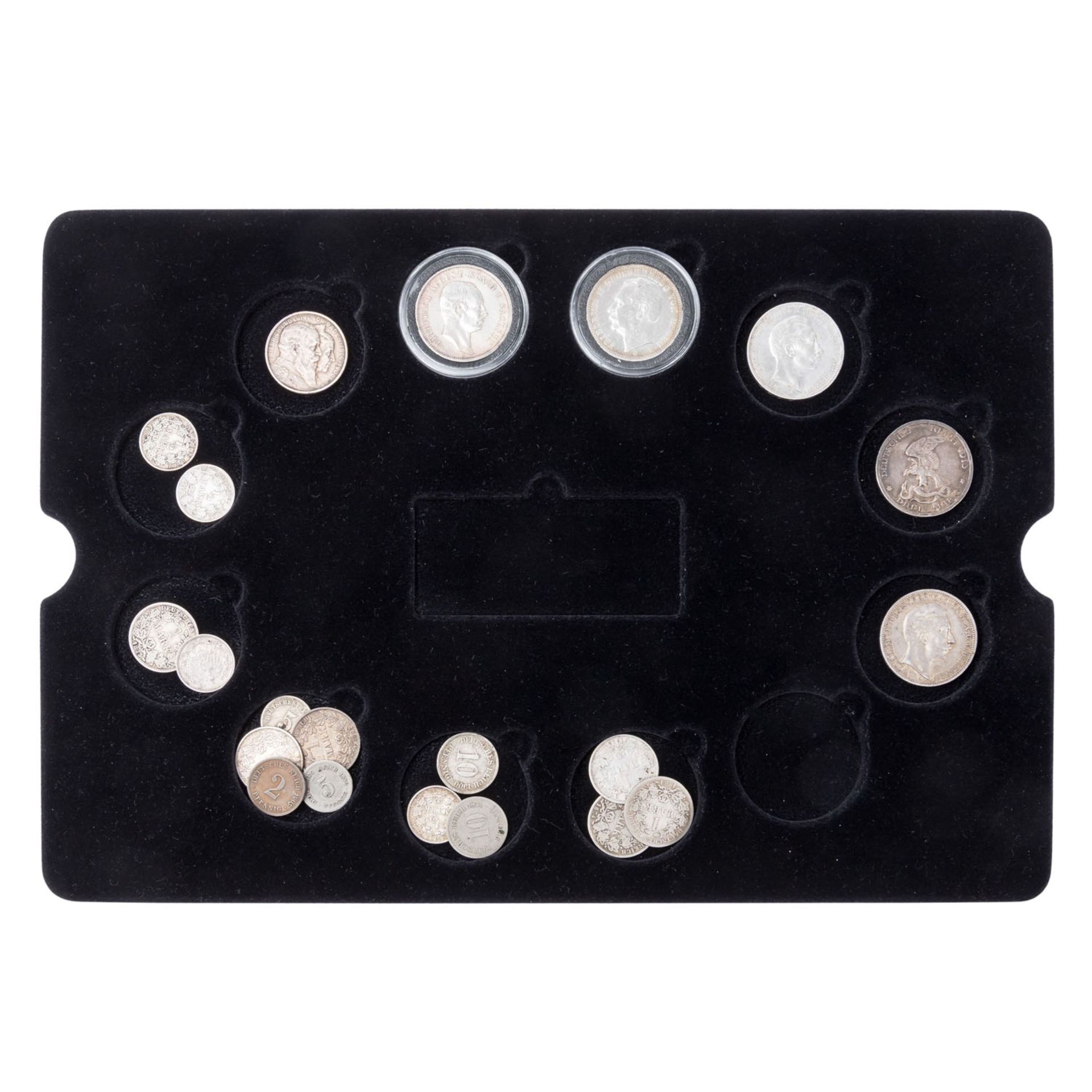 Deutsches Reich Sammlung aus 31 Münzen mit insgesamt 280g Ag fein  - Bild 2 aus 2