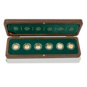 BRD/Gold - Set 20 Euro Goldmünzen Serie Deutscher Wald komplett