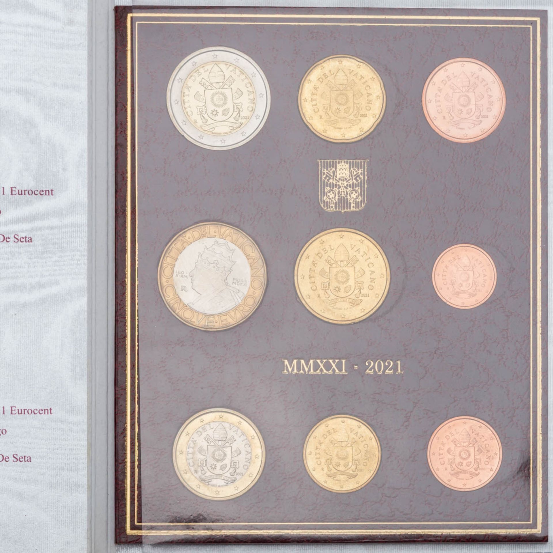 Vatikanstadt - 3x Kursmünzsätze à 3,88€ + 5€  - Bild 6 aus 7