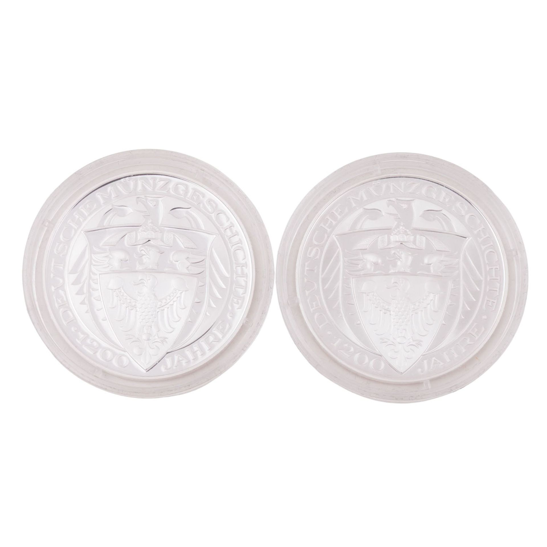 Deutschland/SILBER - Set '1200 Jahre Deutsche Münze', - Bild 7 aus 7