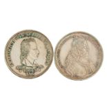 BRD/SILBER - 2x 5 DM Gedenkmünze,