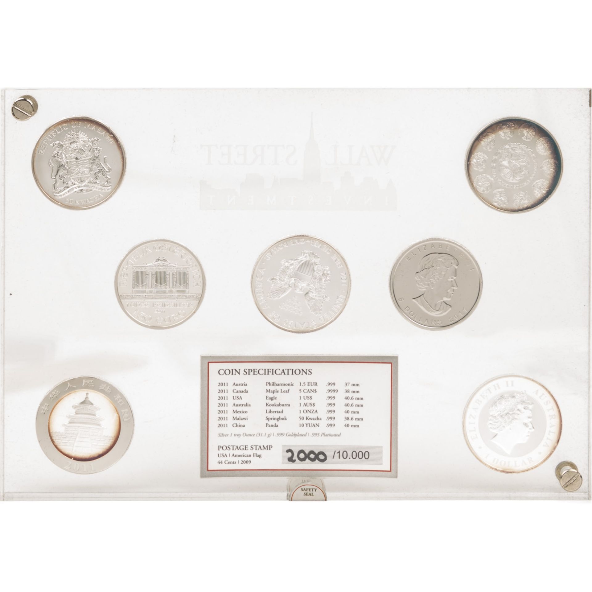 WALL STREET INVESTMENT - 7 x Silberunzen 2011 - Bild 2 aus 3