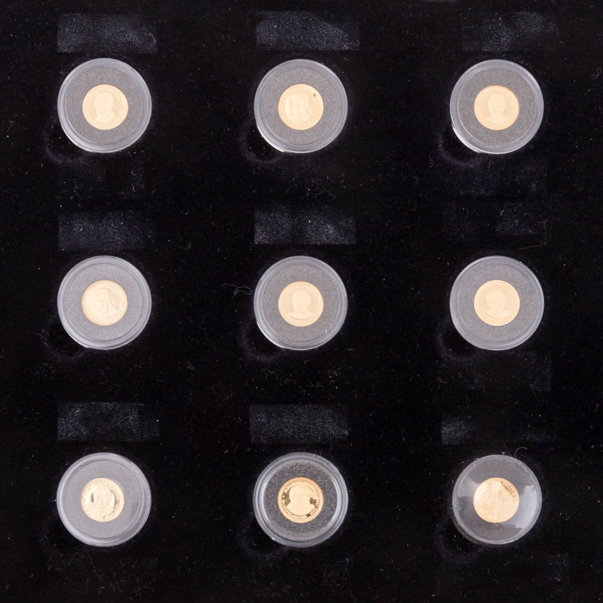 BRD/GOLDmedaillen - 'Die Kanzler und Präsidenten der BRD', - Bild 4 aus 5