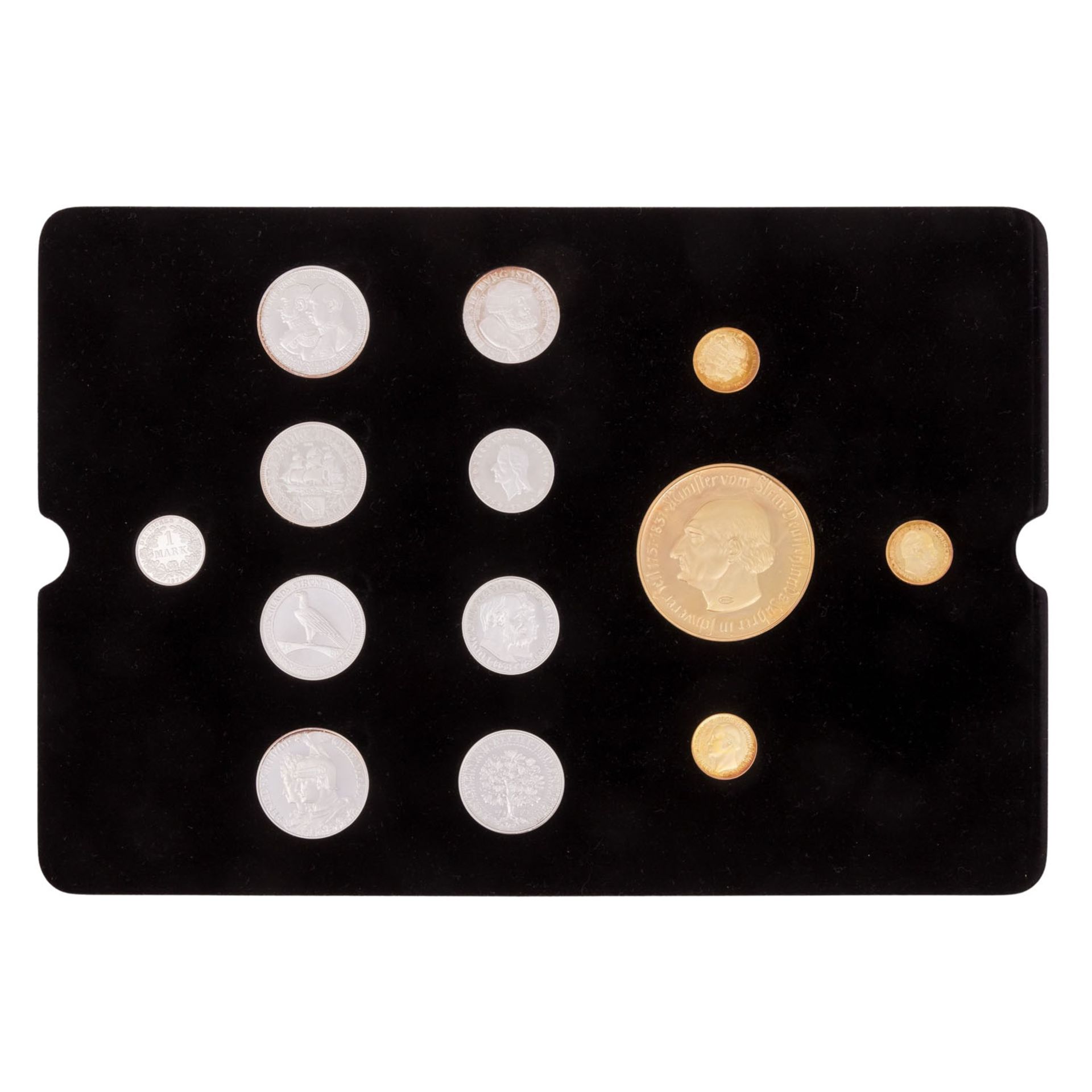 SILBER/Set - '130 Jahre Deutsche Mark' 2001, - Bild 2 aus 5