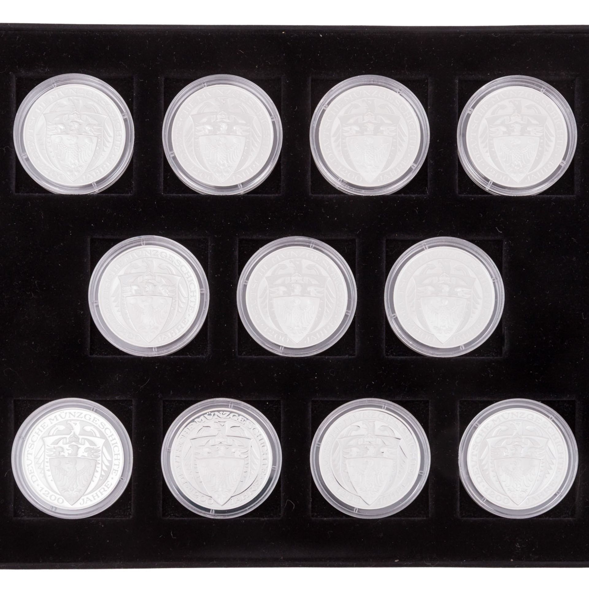 Deutschland/SILBER - Set '1200 Jahre Deutsche Münze', - Bild 5 aus 7