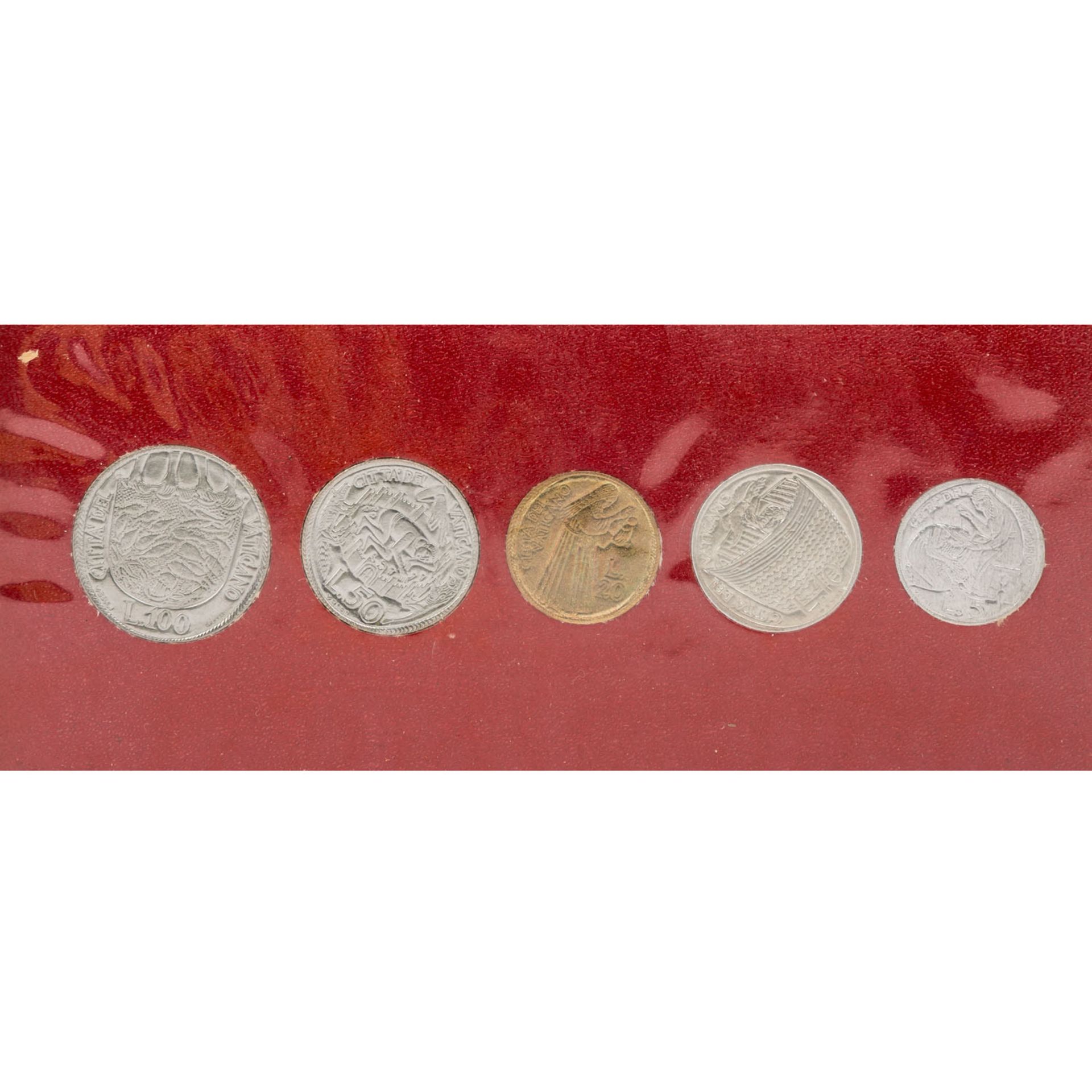 Kursmünzensätze (KMS) aus Frankreich, Italien sowie Münzen aus der Schweiz und dem Vatikan.  - Bild 11 aus 11