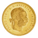 Kaiserreich Österreich /GOLD - Franz Joseph I. 1 Dukat 1911