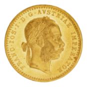Kaiserreich Österreich /GOLD - Franz Joseph I. 1 Dukat 1911