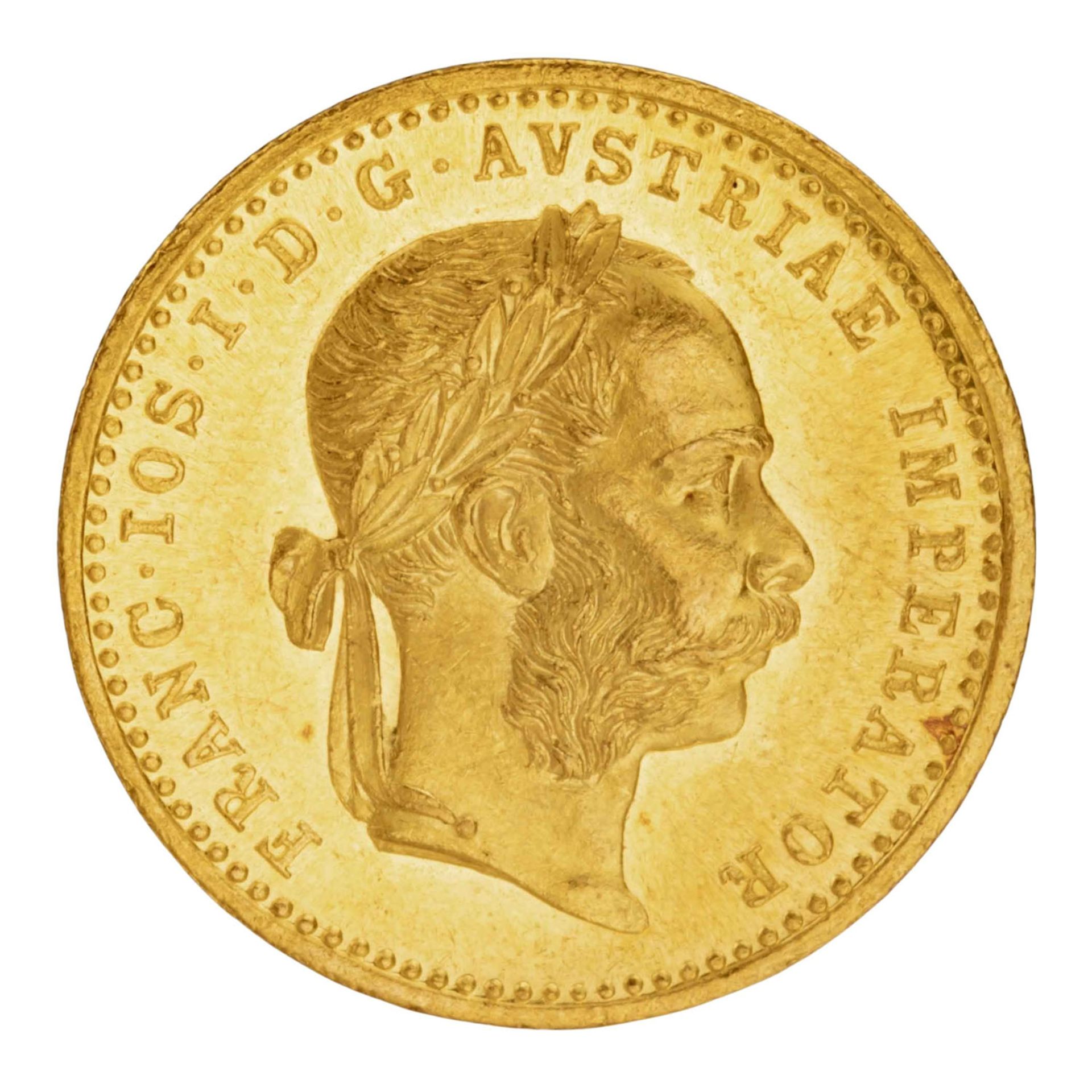 Kaiserreich Österreich /GOLD - Franz Joseph I. 1 Dukat 1911