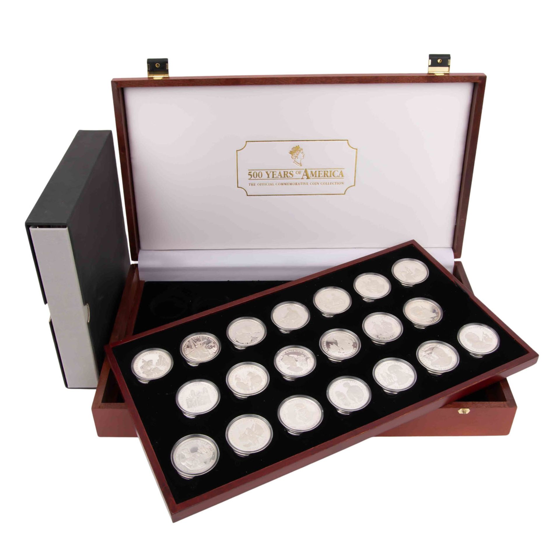 Cook Island/SILBER - Set 500 Jahre Amerika 1989-1992, 