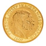Österreich-Ungarn /GOLD - Franz Josef I. 100 Korona 1907 K-B