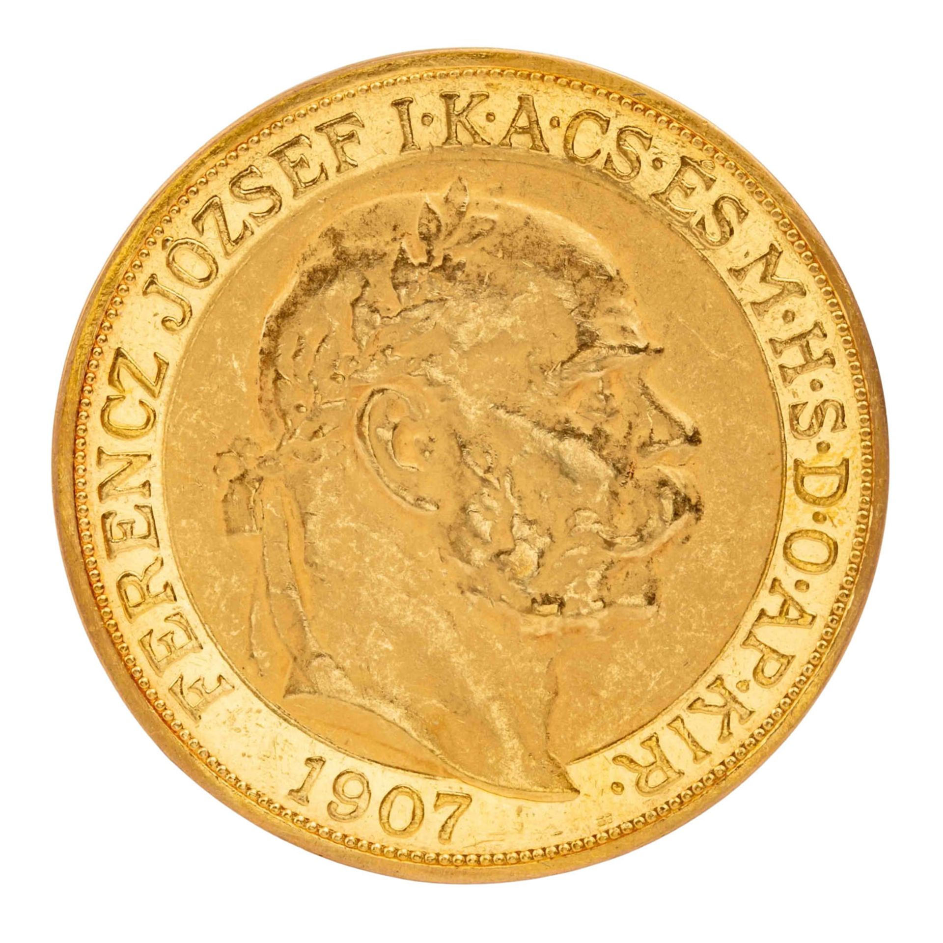 Österreich-Ungarn /GOLD - Franz Josef I. 100 Korona 1907 K-B