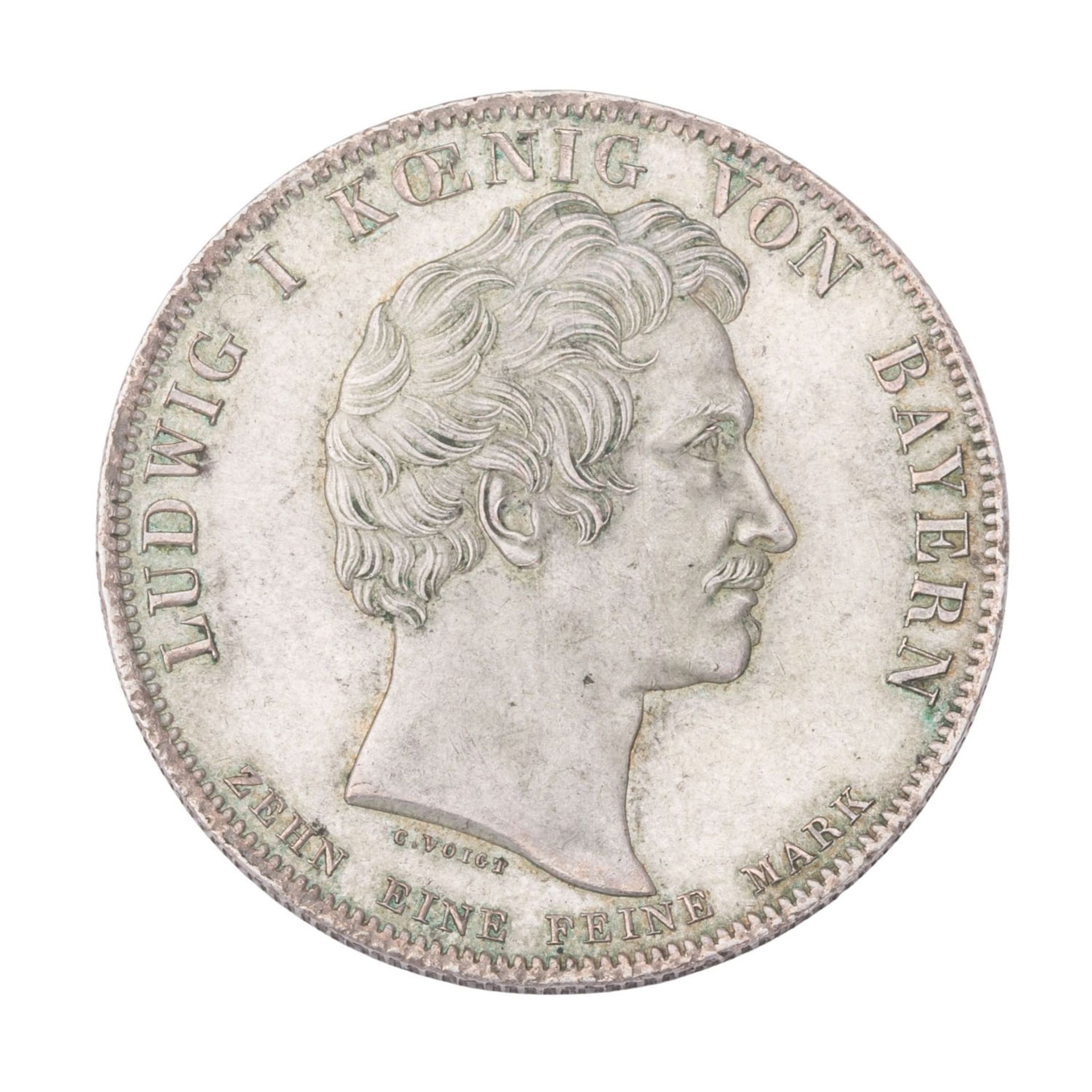 Bayern - Ludwig I. Geschichtstaler 1835 "Denkmal des Königs Maximilian Joseph".