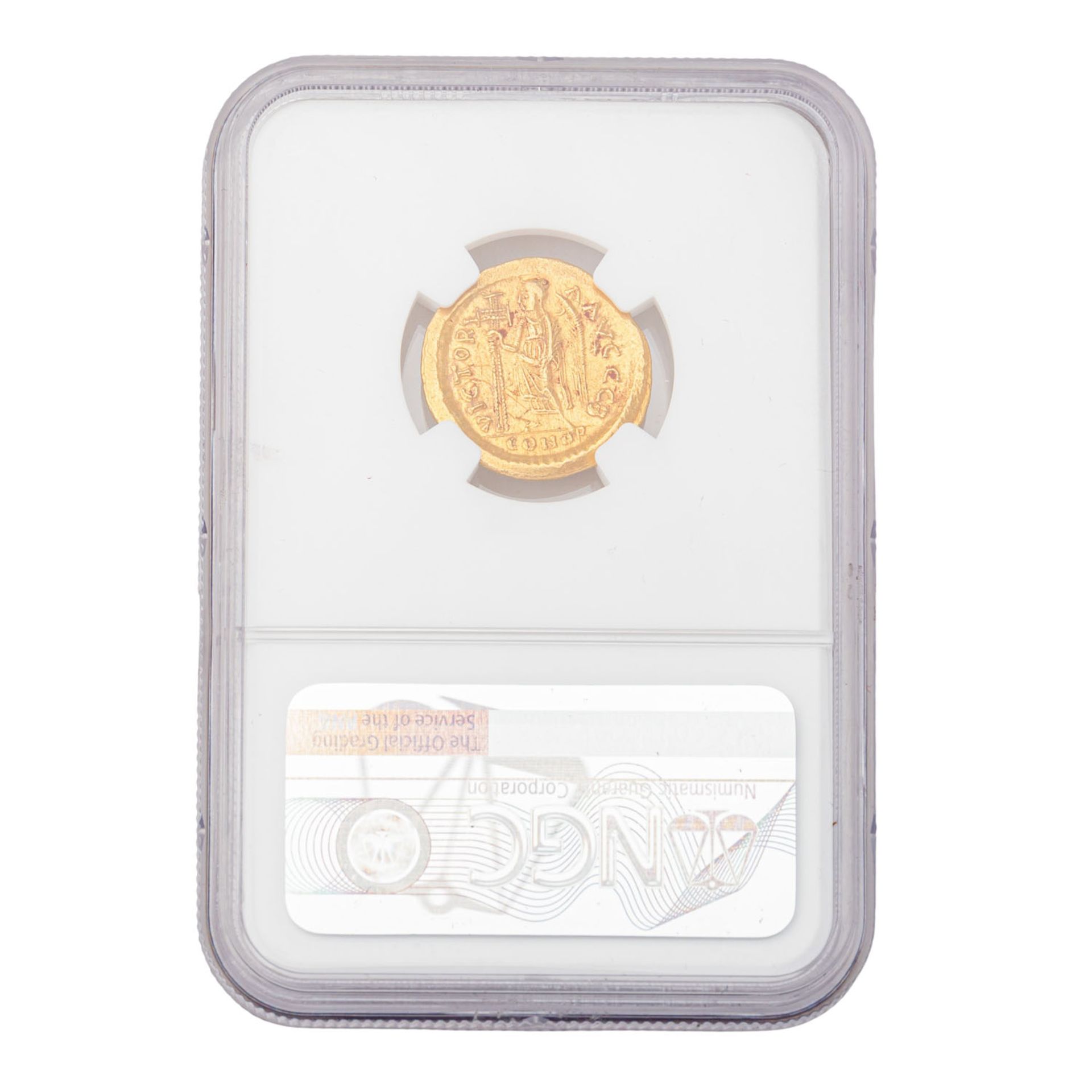 Römisches Kaiserreich/GOLD - Zeno 474-491. Solidus. - Bild 2 aus 2