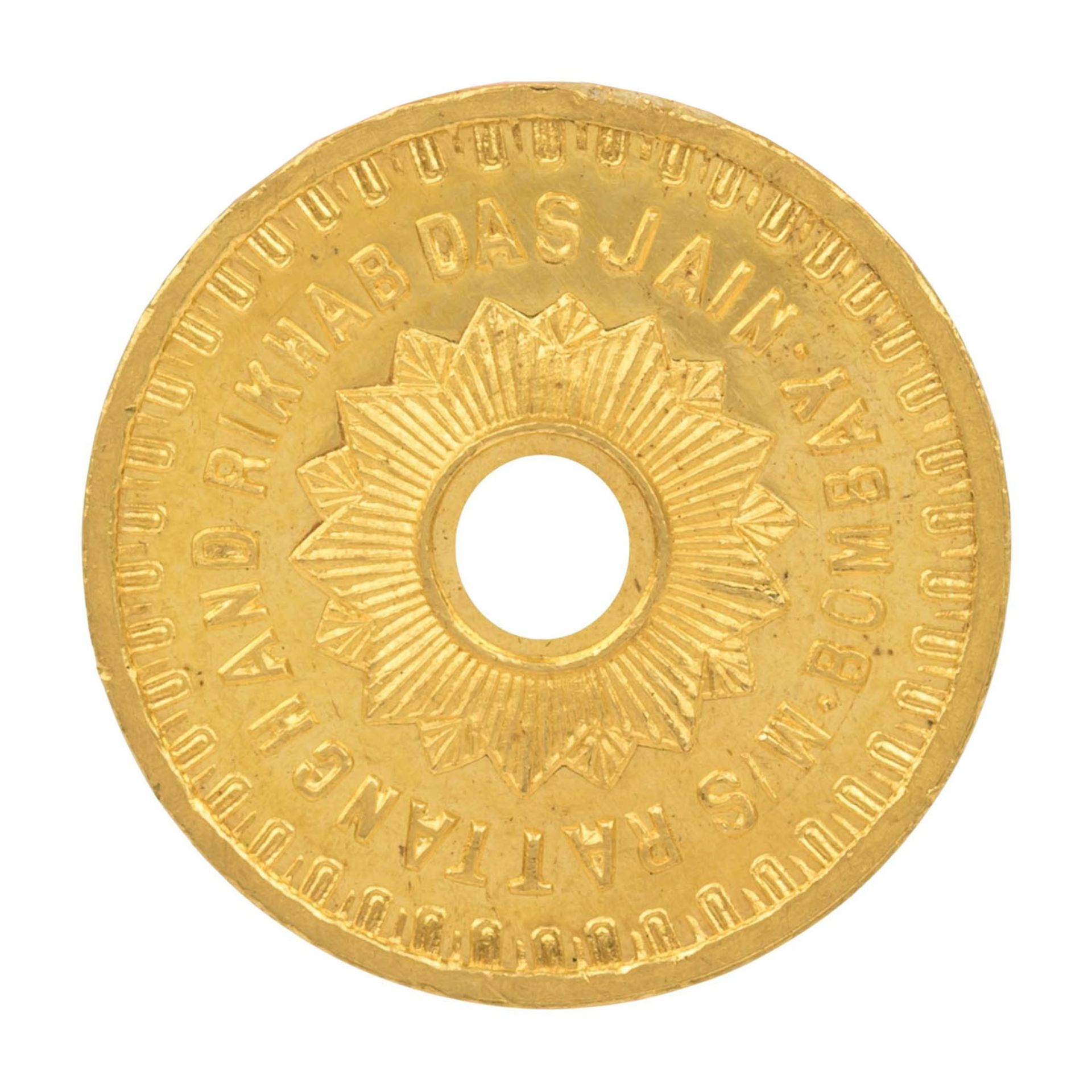 Indien/GOLD 1 Tola Mumbai 20.Jh - Bild 2 aus 2