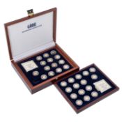 GOLD - Konvolut 29 x Minigoldmedaillen,