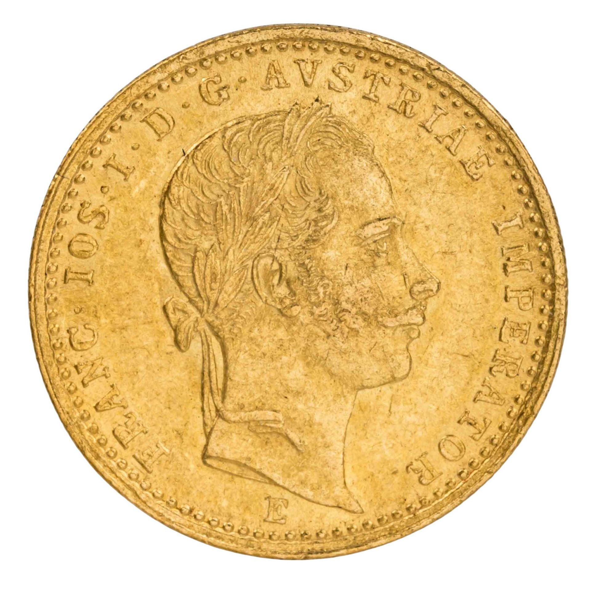 Kaiserreich Österreich /GOLD - Franz Joseph I. 1 Dukat 1865-E