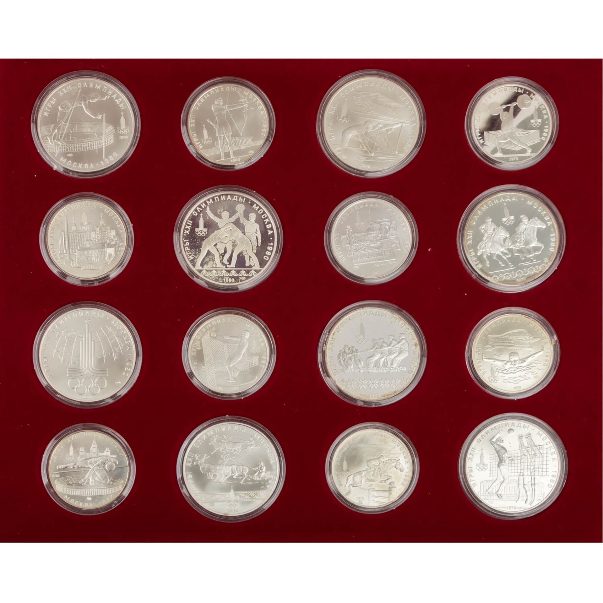 UDSSR/SILBER 34 Münzen zu insg. ca. 629g Ag fein - Bild 2 aus 5