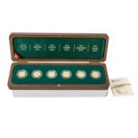 BRD/Gold - Set 20 Euro Goldmünzen Serie Deutscher Wald komplett