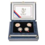 USA /4-tlg. GOLDSet - Gold Eagle mit Diamanten 2000