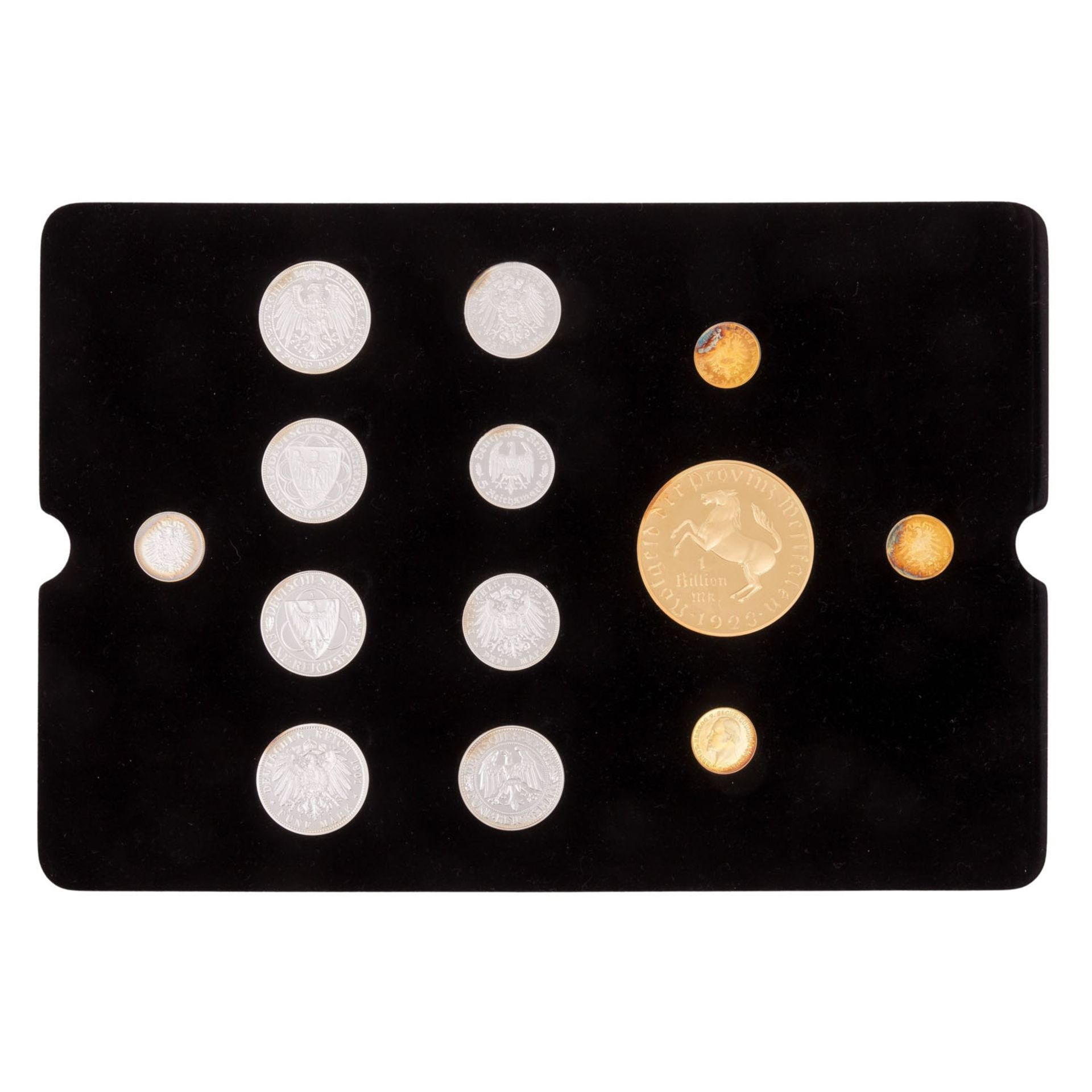 SILBER/Set - '130 Jahre Deutsche Mark' 2001, - Bild 3 aus 5