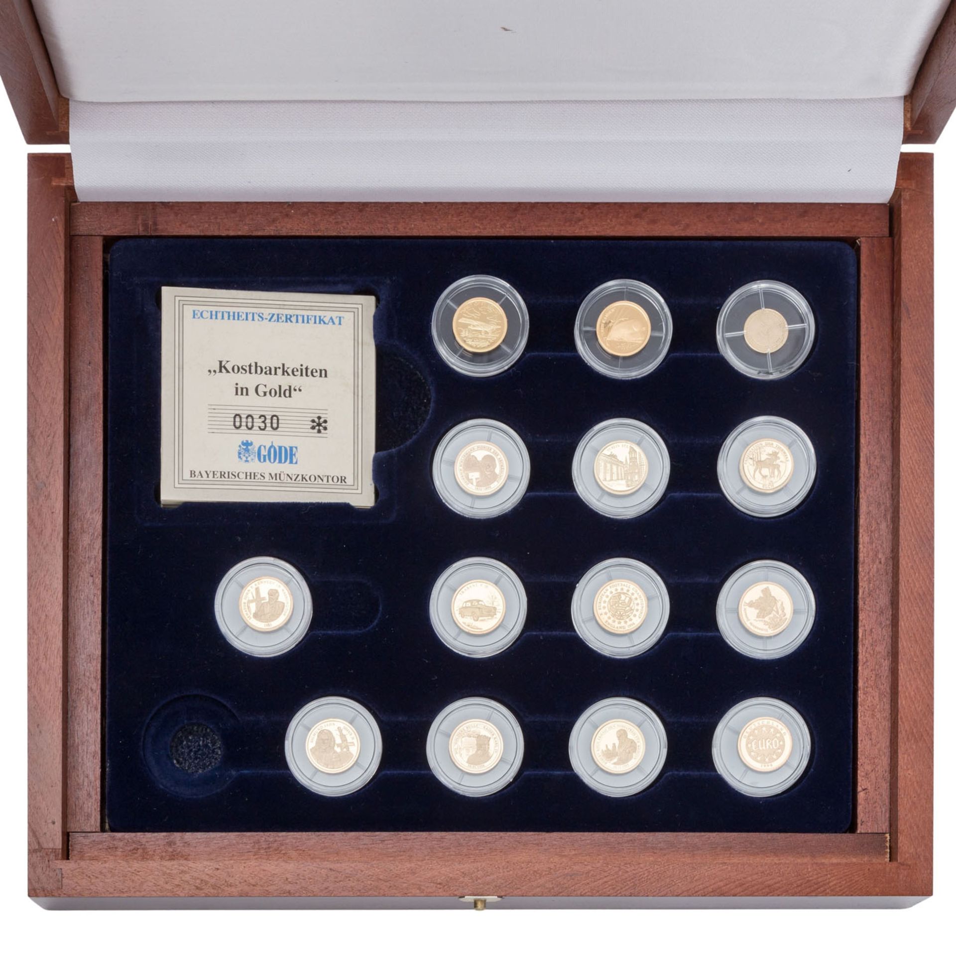 GOLD - Konvolut 29 x Minigoldmedaillen, - Bild 4 aus 4