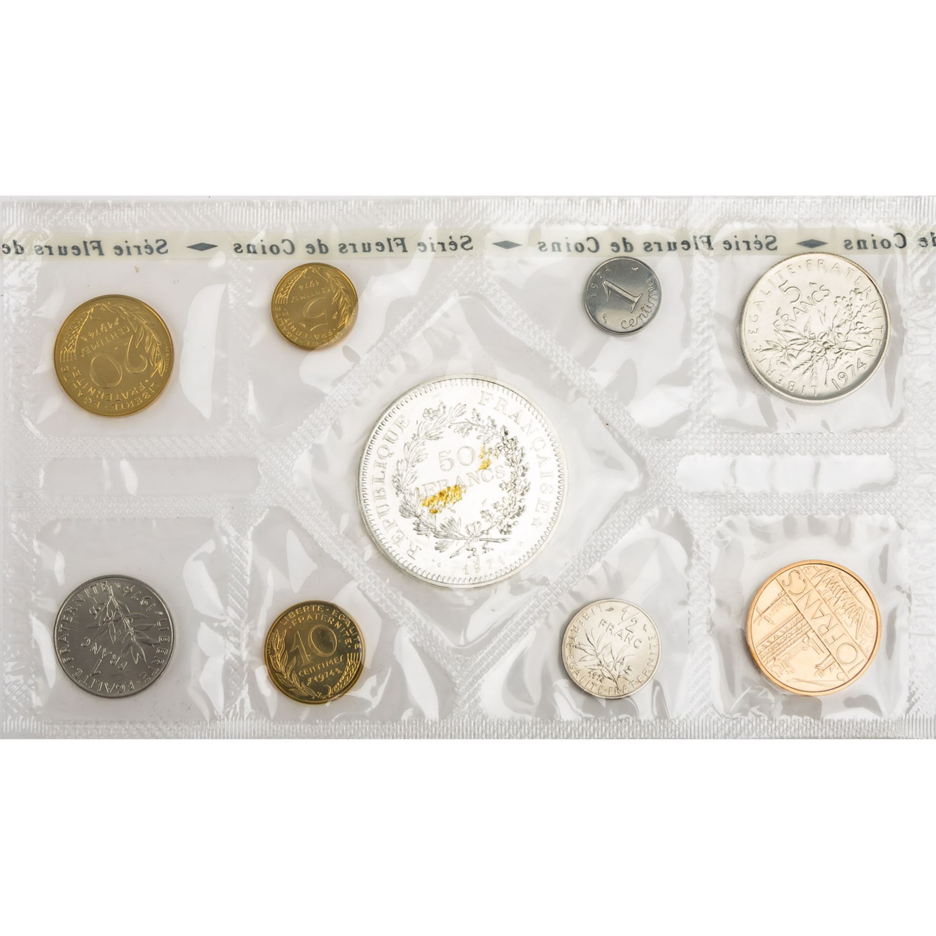 Kursmünzensätze (KMS) aus Frankreich, Italien sowie Münzen aus der Schweiz und dem Vatikan.  - Bild 9 aus 11
