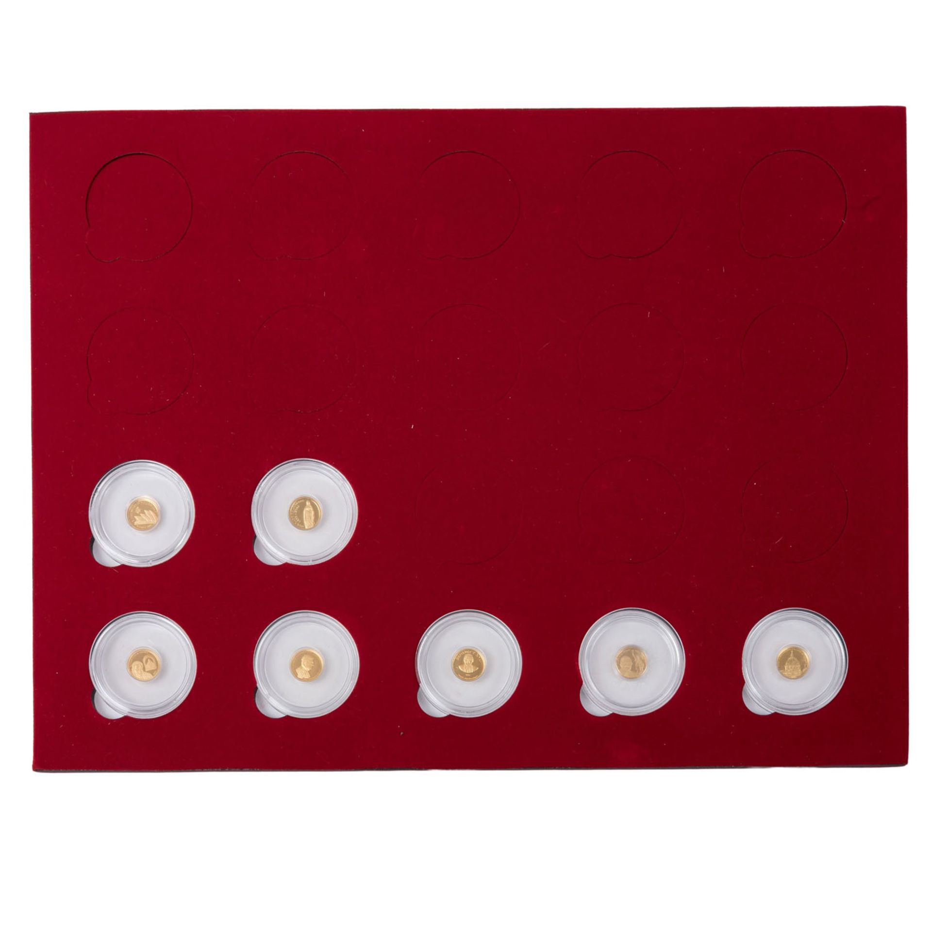 Kleine Reihe von Gold-Raritäten aus 9999er Gold. 19 Stück. - Bild 2 aus 6