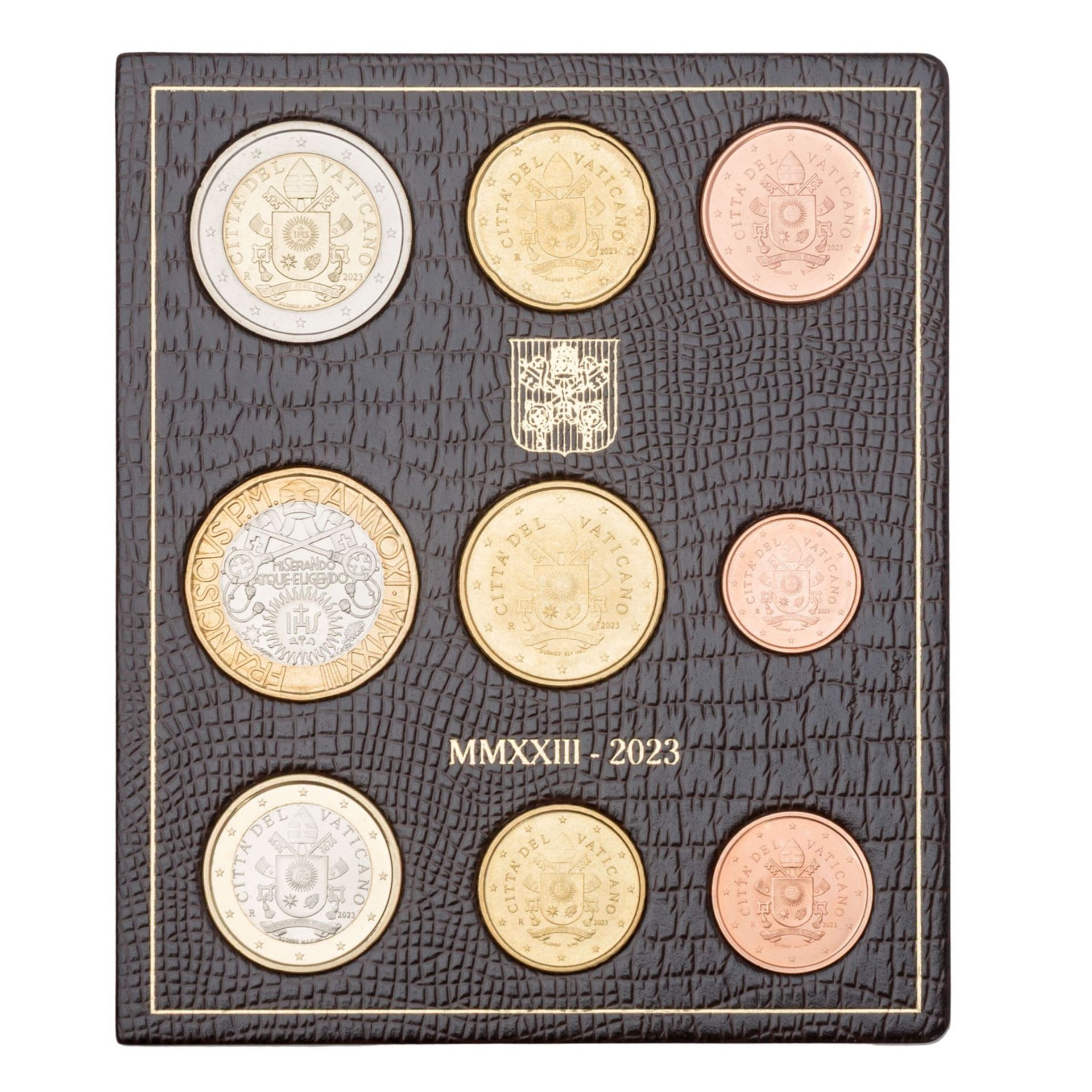 Vatikanstadt - 3x Kursmünzsätze à 3,88€ + 5€  - Bild 2 aus 7