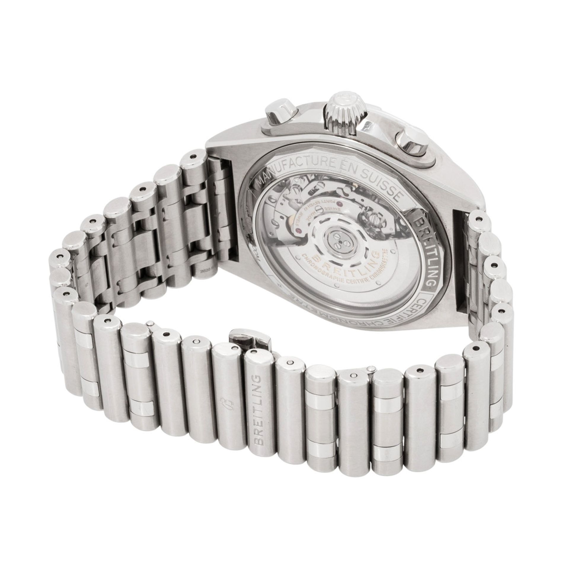 BREITLING Chronomat 42 Ref AB0134 Herren Chronograph. Box und Papiere. - Bild 6 aus 7