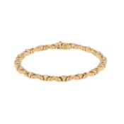 Armband mit 16 Brillanten von zus. ca. 0,8 ct,