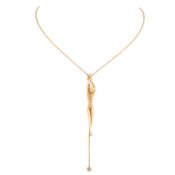 Collier "Venus" mit Brillanten von ca. 0,2 ct,