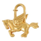 HERMÈS VINTAGE Taschenanhänger "PEGASUS".