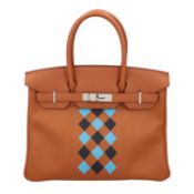 HERMÈS Henkeltasche "BIRKIN 30 TRESSAGE", Koll.: 2019.