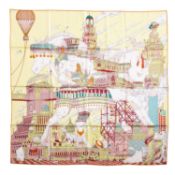 HERMÈS Seidencarré "HIPPOPOLIS",