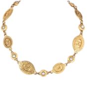 CHANEL VINTAGE Kette, Koll.: 1971 - 1980.