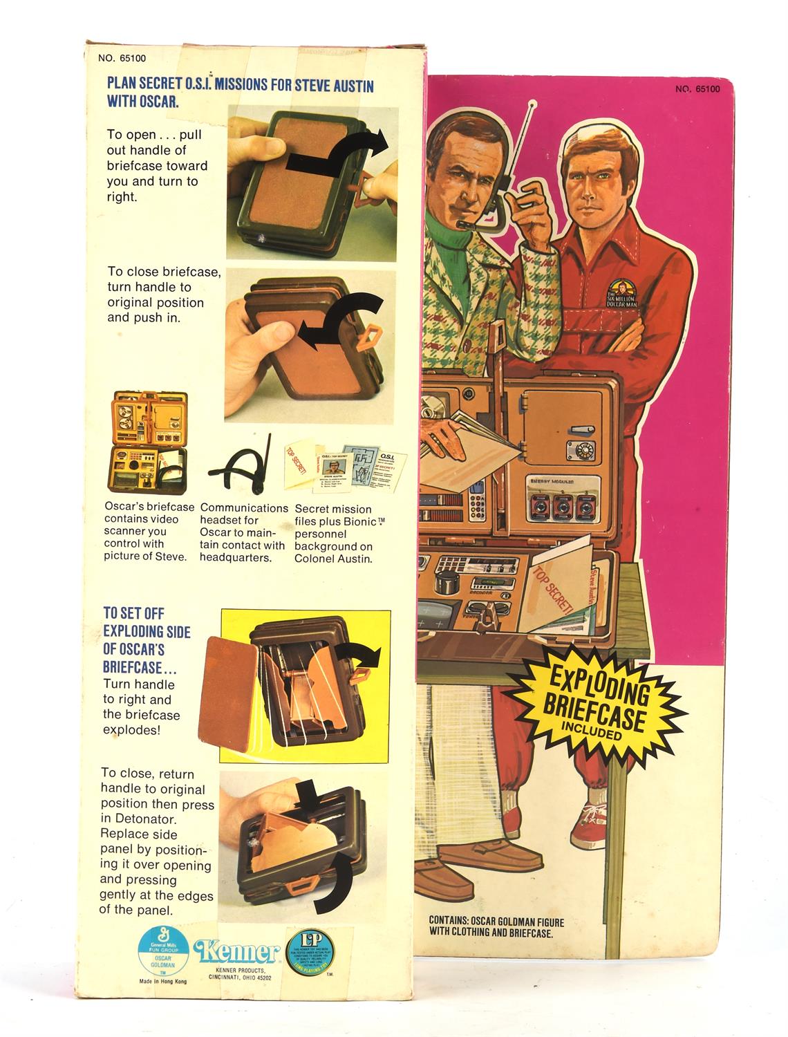 The Six Million Dollar Man, 'Oscar Goldman' with exploding briefcase ...