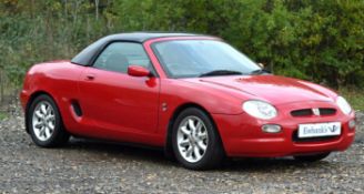 2001 MG F 1.8 Petrol Convertible. Registration number: Y857 DVC. Low mileage example having