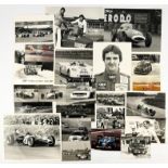 A large collection of Motor Racing Car Photographs. The collection includes x 100 original photos