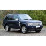 2003 (53) Range Rover L322 4.4 V8 Vogue Automatic. Registration number: BV53 WCE.