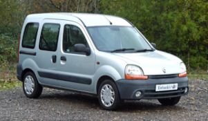 2002 (52) Renault Kangoo 1.2 16v Authentique Petrol MPV. Registration number: EX52 LVZ.