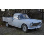 1971 Peugeot 404 Pick-up truck. Registration: VOD 376J. Mileage displaying 80,064km.