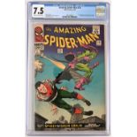 Amazing Spider-Man No. 39 CGC Grade 7.5 – 1st John Romita art in title, classic Green Goblin cover