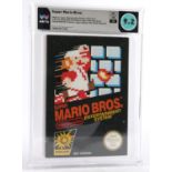 Nintendo Entertainment System (NES) Super Mario Bros. WATA 9.2 CIB / Complete In Box (PAL) 3 Screw,