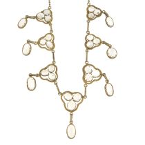 Early 20th century moonstone necklace