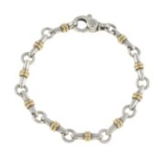 Silver fancy-link bracelet, Tiffany & Co.