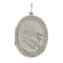 Victorian locket pendant