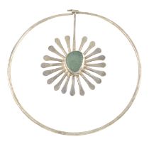 Aventurine quartz necklace, by Jacob Hill