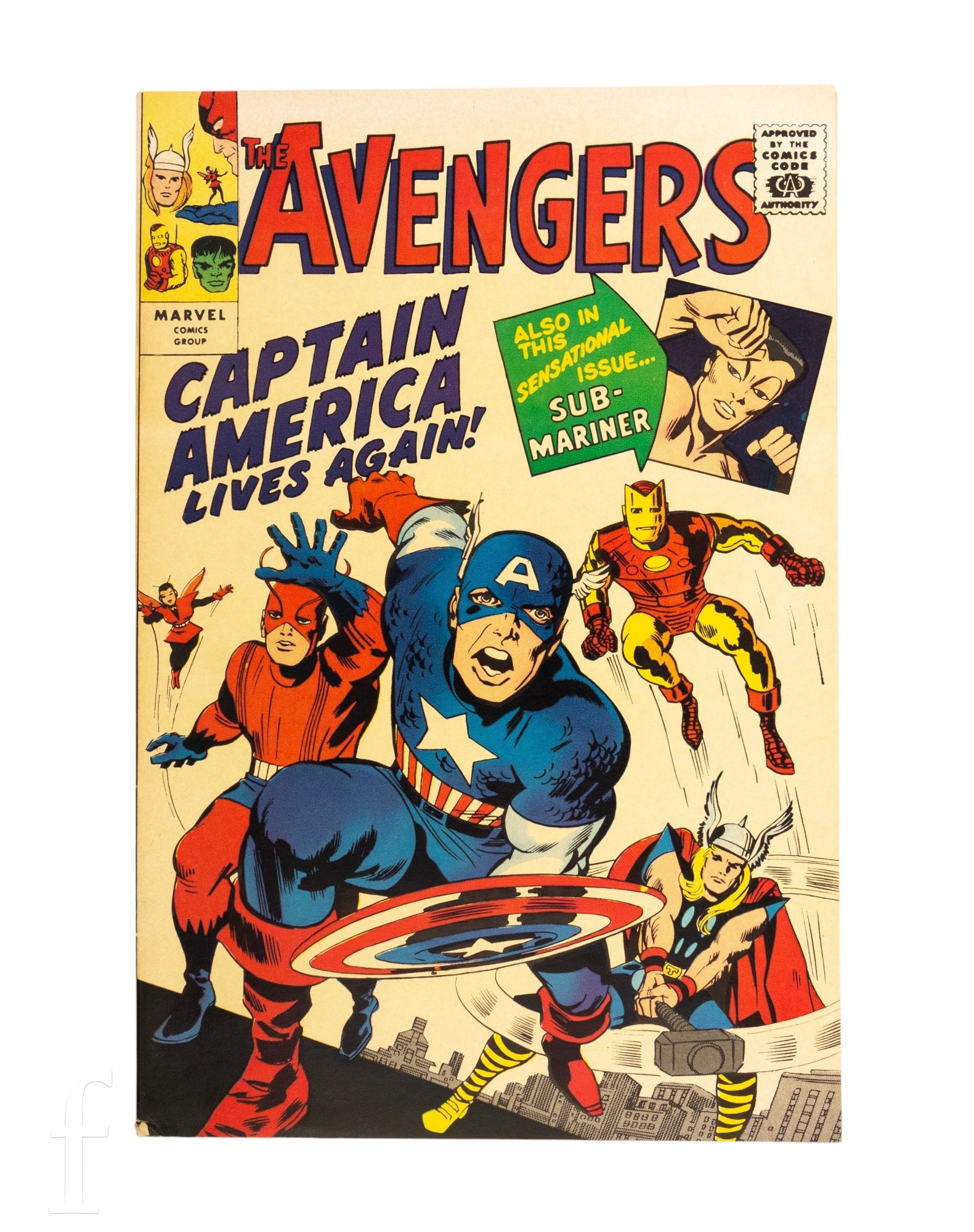A Marvel Avengers #4 Golden Records reprint 1966 edition comic ...